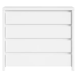 Comoda TV alba KASPIAN, 105X40.5X92 CM