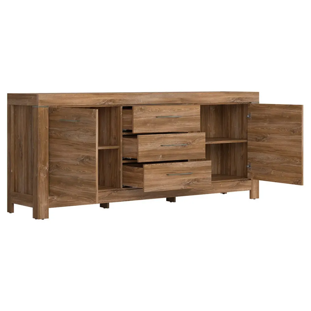 Comoda GENT, stejar stirling, PAL, 200x45x85 cm