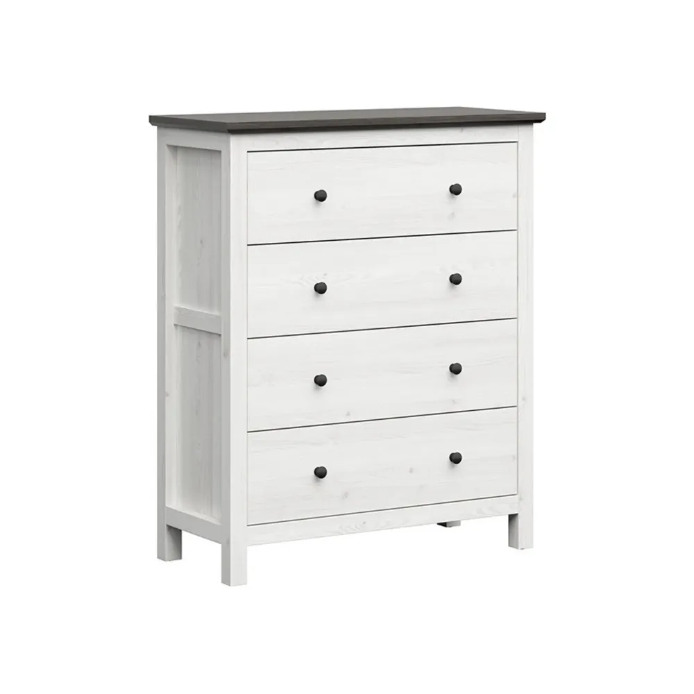 Comoda HESEN, zada sibiu deschis/pin larico, PAL, 101x44x120 cm