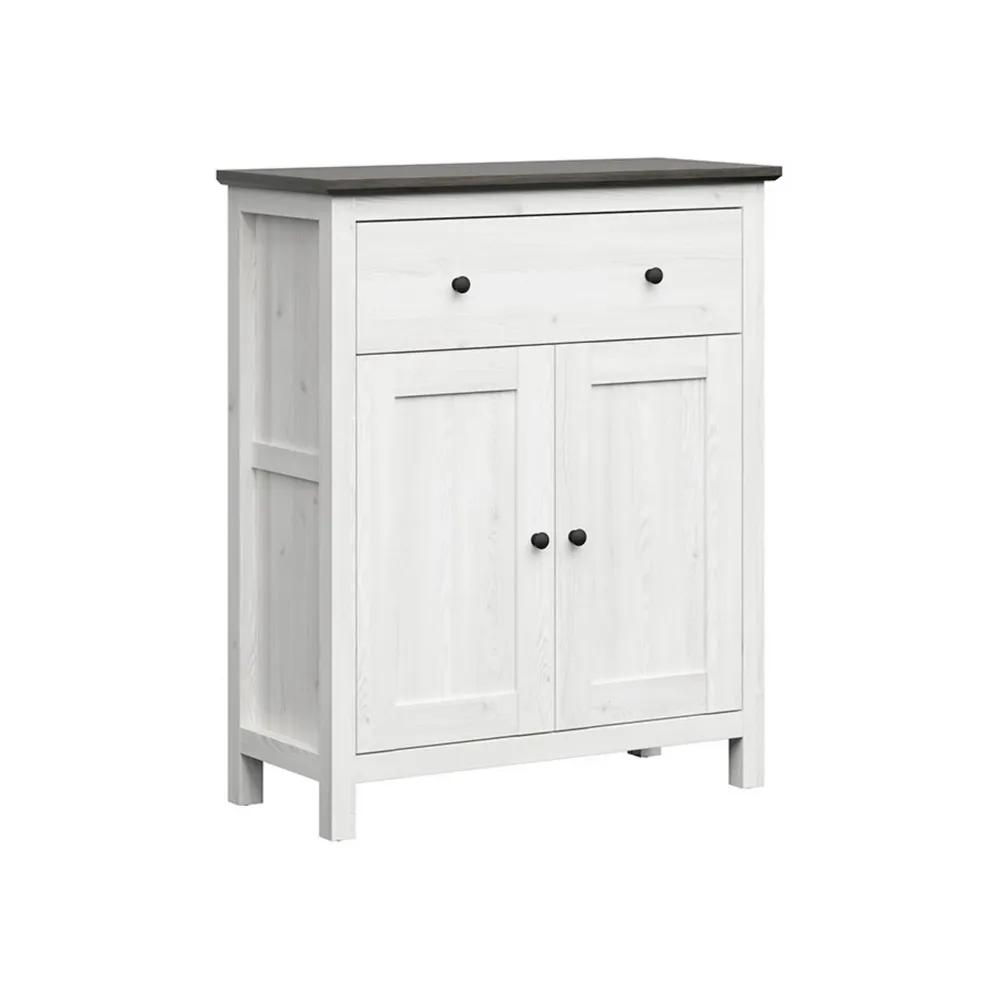 Comoda HESEN, zada sibiu deschis/pin larico, PAL, 101x44x121 cm