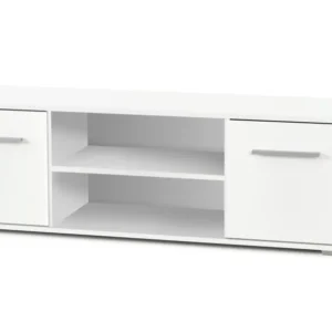 Comoda TV Lima, alb, PAL laminat, 137x40x44 cm