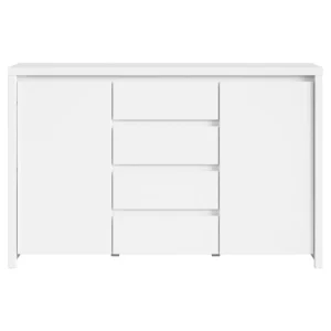 Comoda mata alba cu usi Kaspian, 143.5X40.5X92 CM