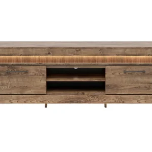 Comoda TV Torin cu 2 usi, stejar, 45X180X60 cm
