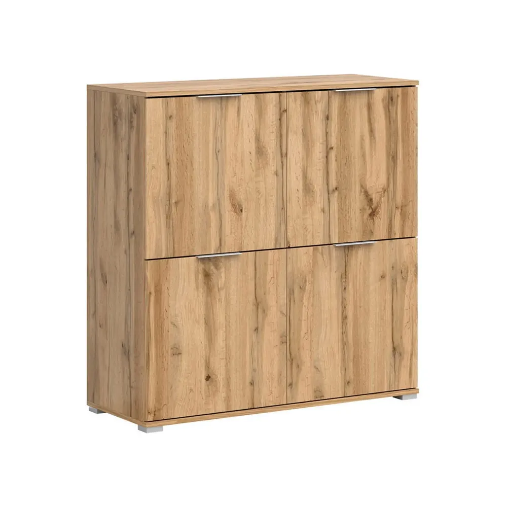 Comoda ZELE, stejar wotan, PAL laminat, 104x41x106 cm