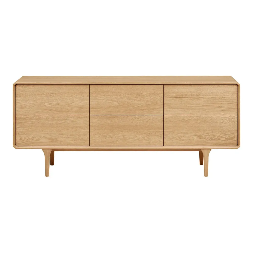 Darwin Comoda din stejar, natur 180x45x75 cm