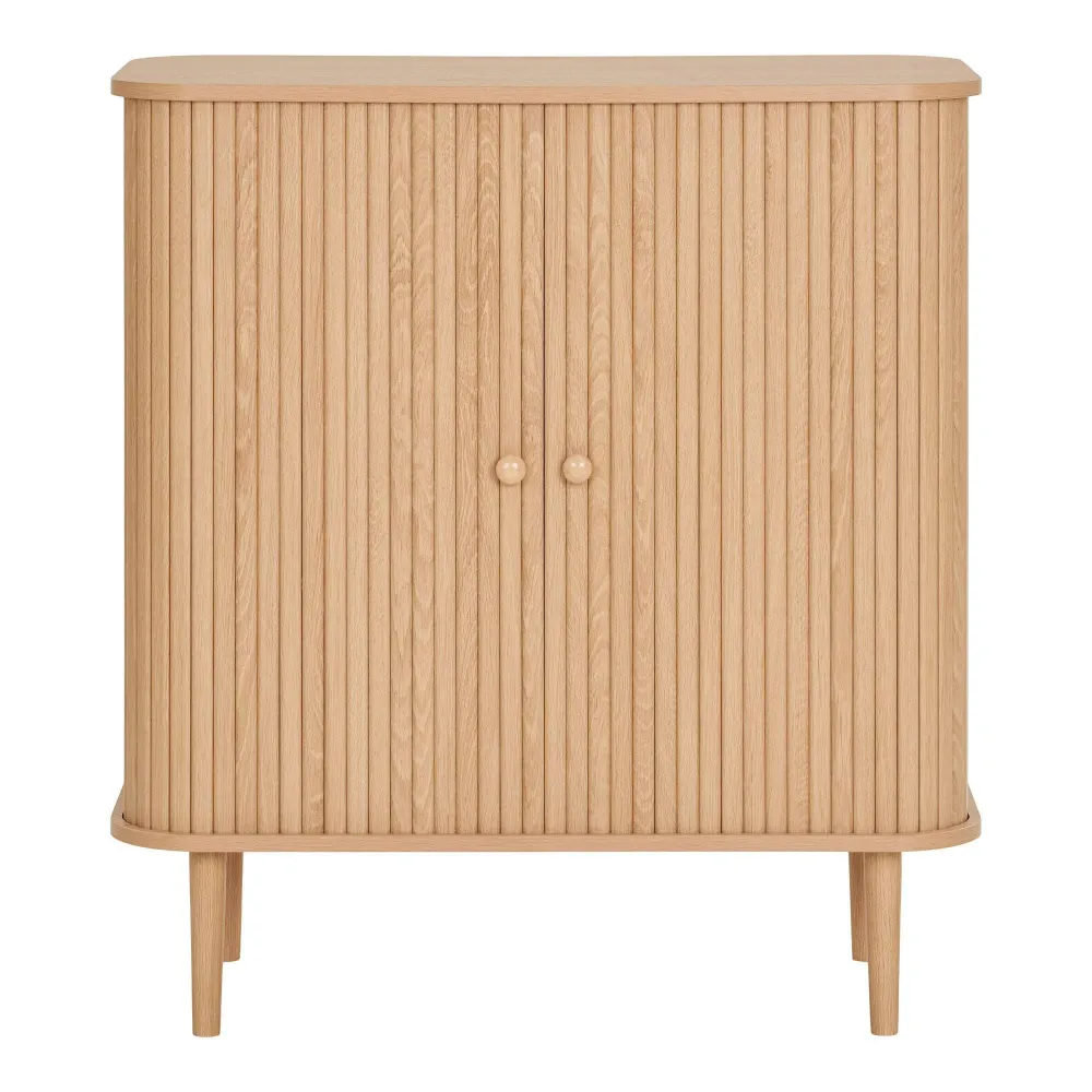 Nikko Comoda/noptiera cu 2 usi, natur 80x40x87 cm