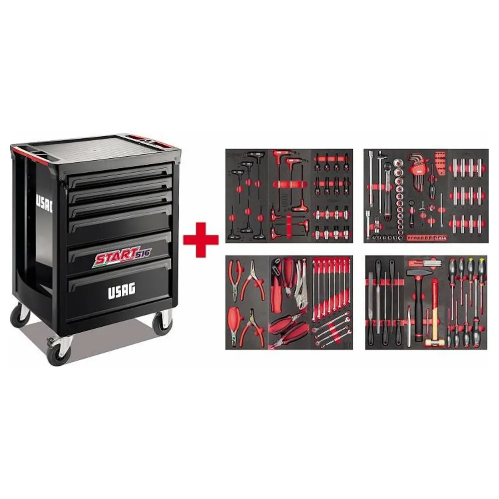 Cart USAG ÎNCEPEȚI cu sortimentul de întreținere X-Grip 144 buc.