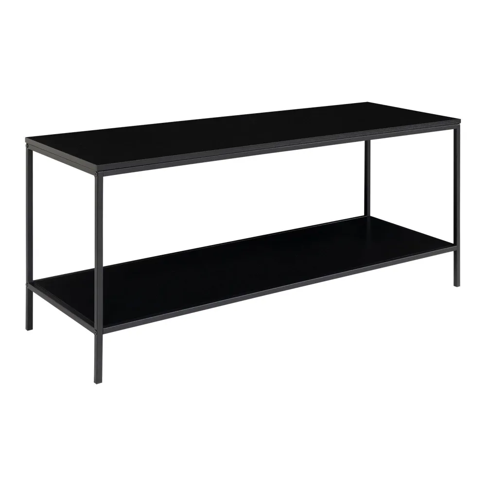 Comoda TV Vita neagra, cu 2 rafturi 100x36x45 cm