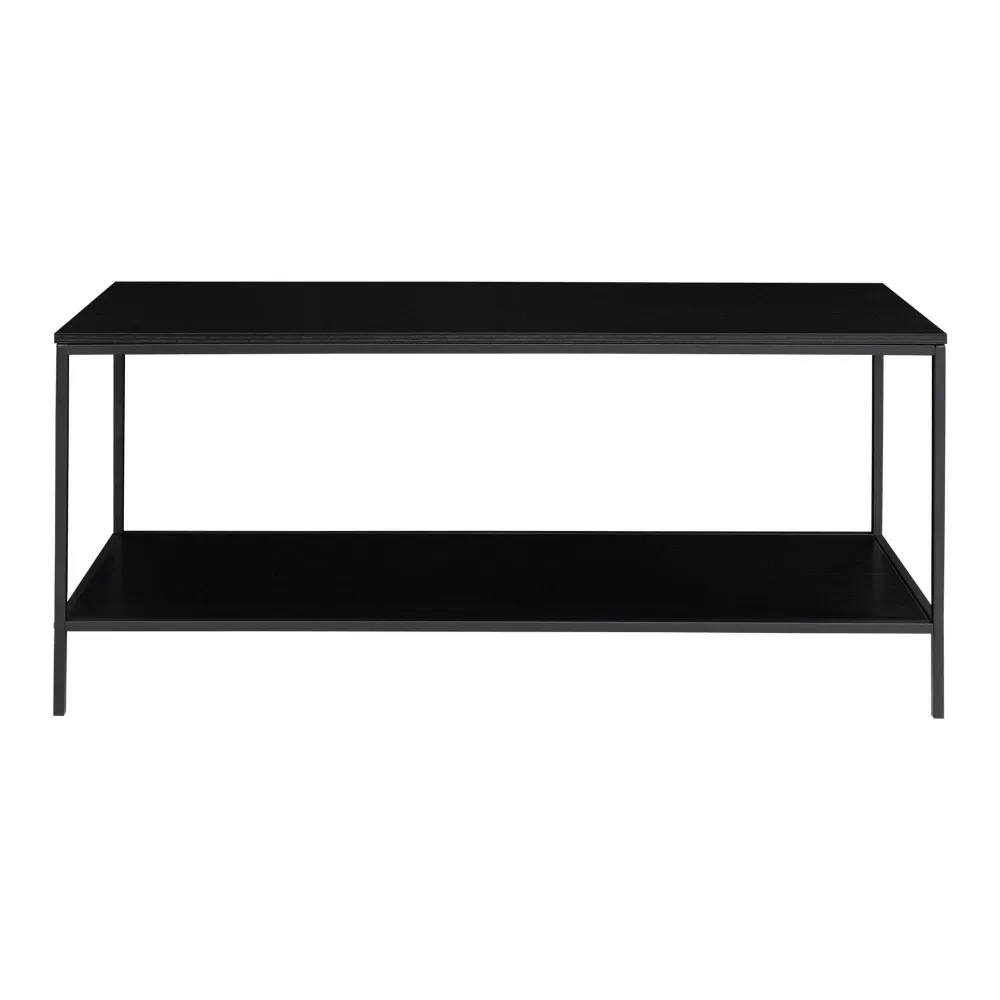 Comoda TV Vita neagra, cu 2 rafturi 100x36x45 cm