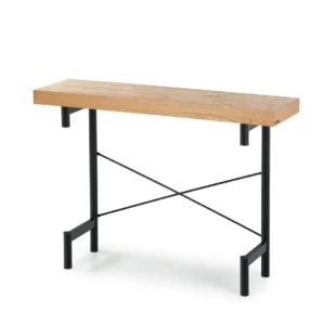 Consola Inferno stejar, 106x30x77 cm