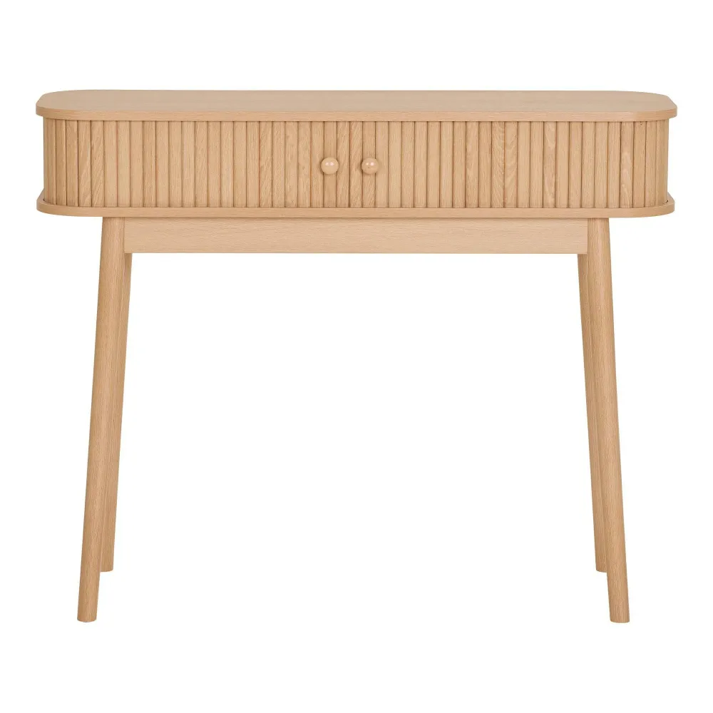 Consola Nikko cu 2 sertare, natur 100x30x80 cm