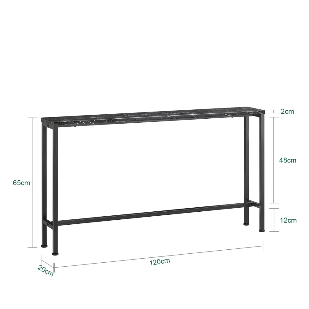 SoBuy Masa consola cu economie de spatiu 120x20x65cm FSB19-SCH