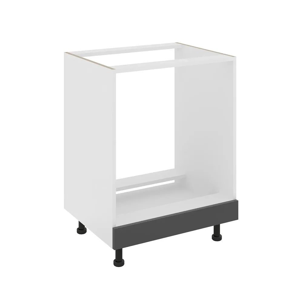 Corp haaus Cuptor Karo, Antracit/Alb, 60 x 50 x 80 cm