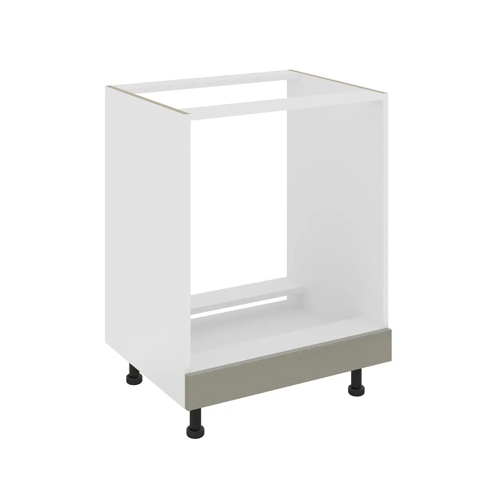 Corp haaus Cuptor Karo, Gri Lucios/Alb, MDF, 60 x 50 x 80 cm