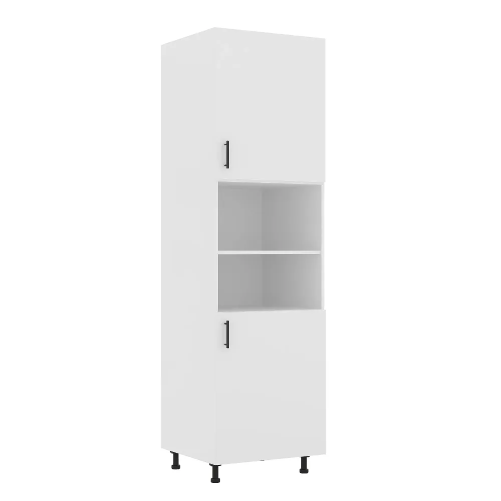 Corp haaus Turn Karo, 2 Usi, cu spatiu cuptor, Alb, 60 x 57 x 210 cm