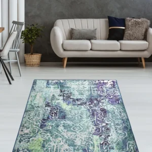 Covor Asi Home Harmony - Blue , 160 x 230cm, Catifea| Poliester, Albastru