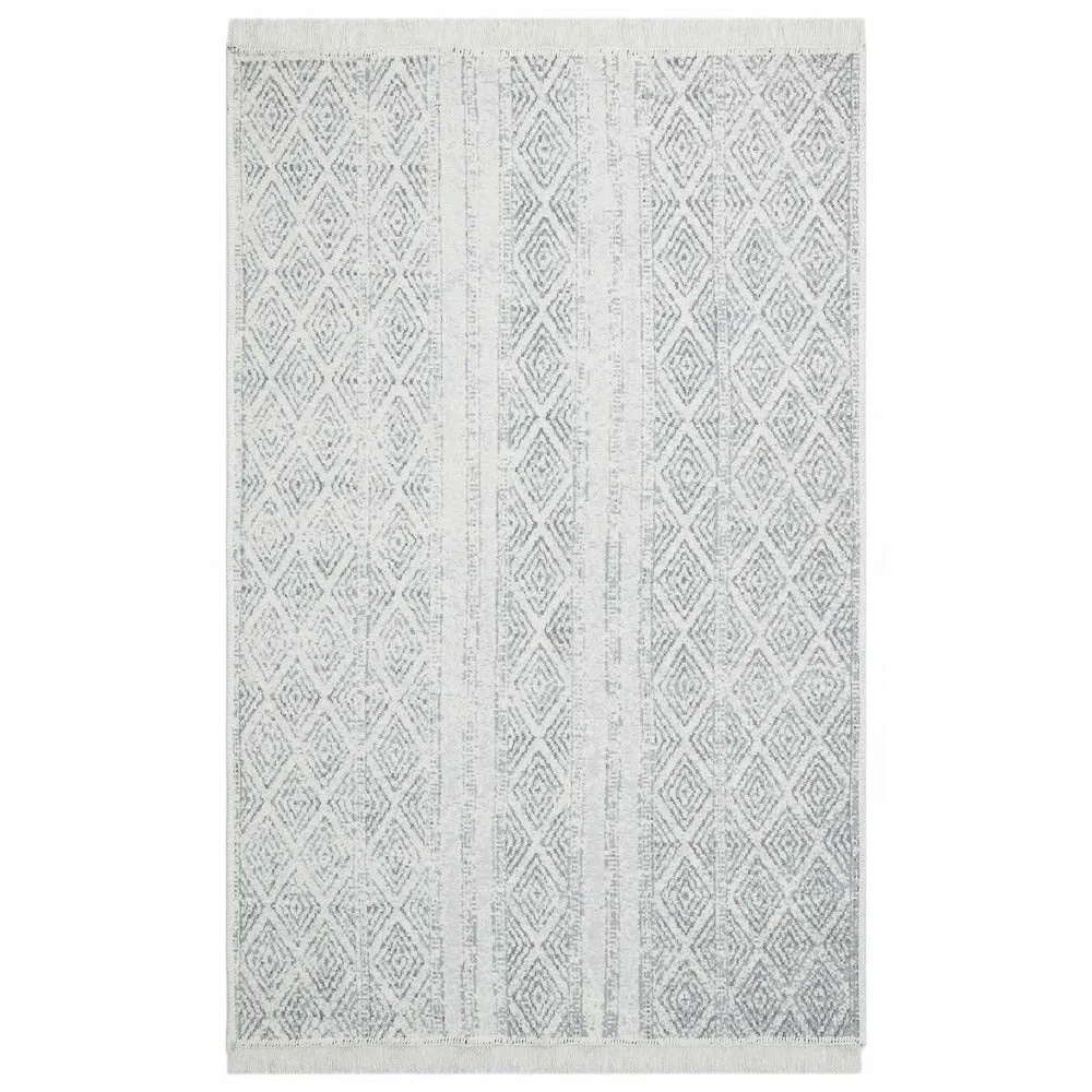 Covor de living / dormitor Maze Home ARYA Reversibil, Lavabil, Stone Grey, 120x180 cm