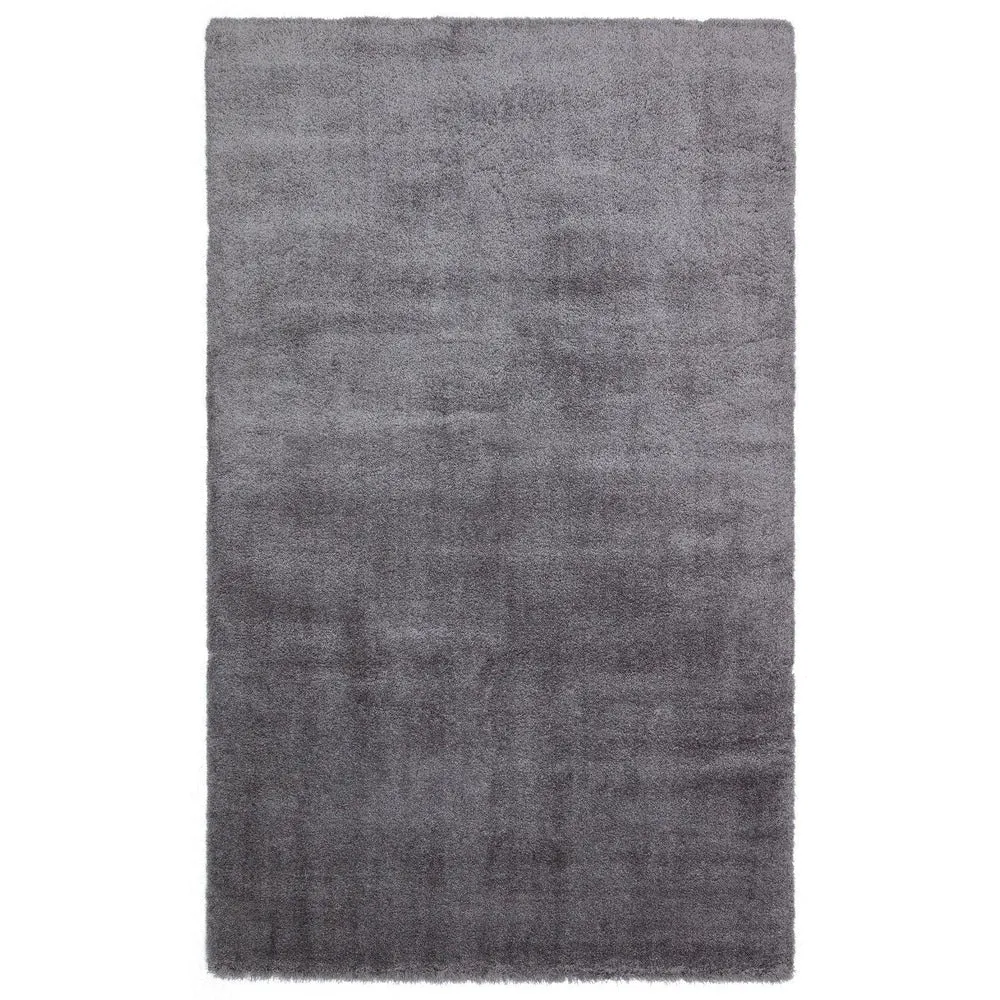Covor de living / dormitor Maze Home Comfort SHAGGY, Antiderapant, Gri, 80x150 cm