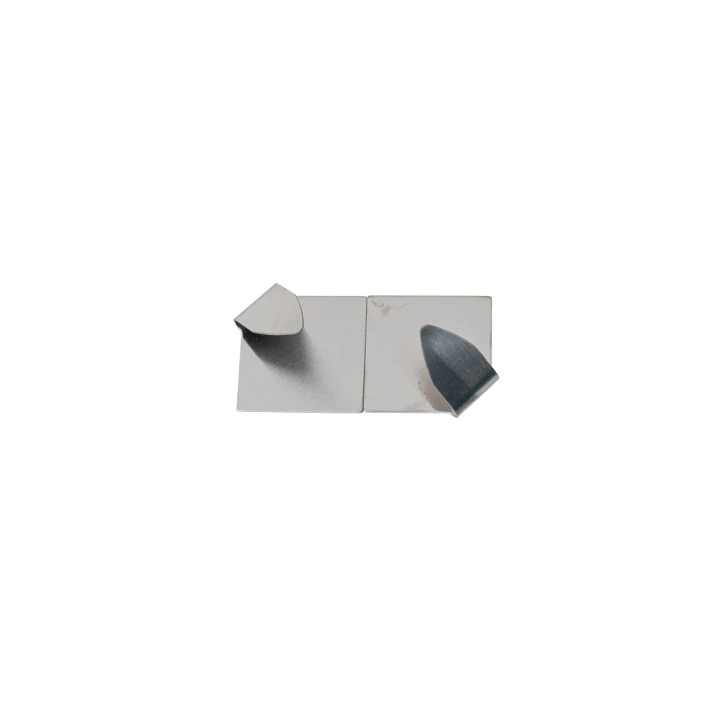 Set 2 cuiere din inox cu adeziv super rezisten Z-TOOLS / DSY 1036