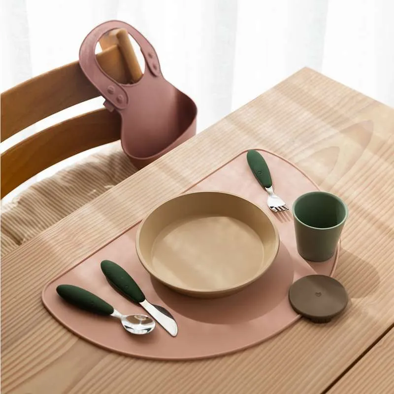 BIBS Dinner Bestiksæt m. 3 Dele - Shadowy Oak