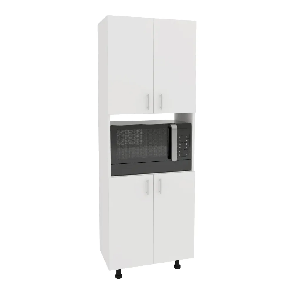 Dulap bucatarie Arno, 4 Usi, Alb, 56 x 30 x 161 cm