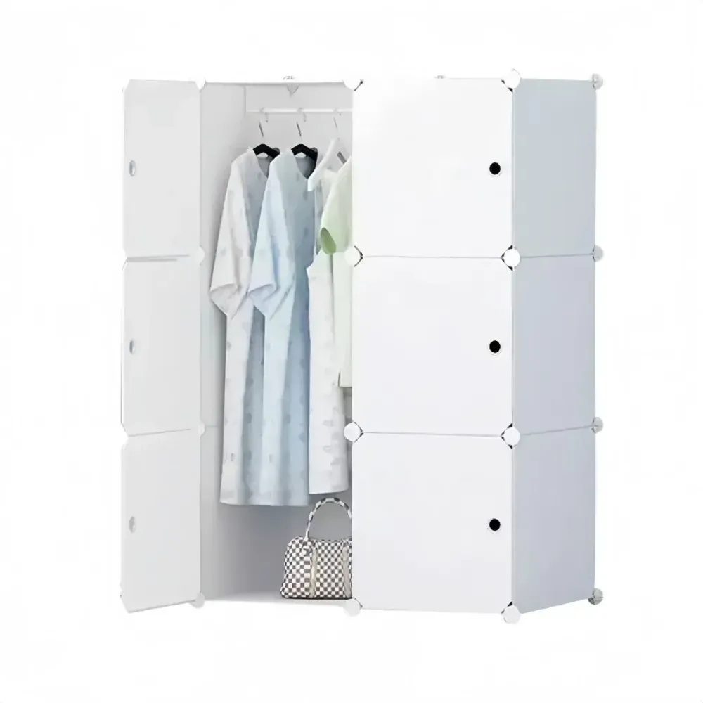 Dulap Modular, 6 Usi, D7152, Alb