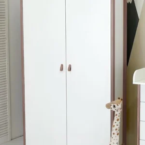 Dulap Cu 2 Uși Scandi Alb-Capuccino Ingvart