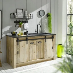 Dulap de bucatarie Sherwood pentru chiuveta, 161 cm