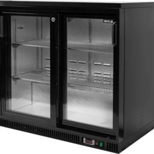 VITRINĂ PENTRU STICLE, 2 USI CULISABILE, 200W, 227L, 920X515X905MM