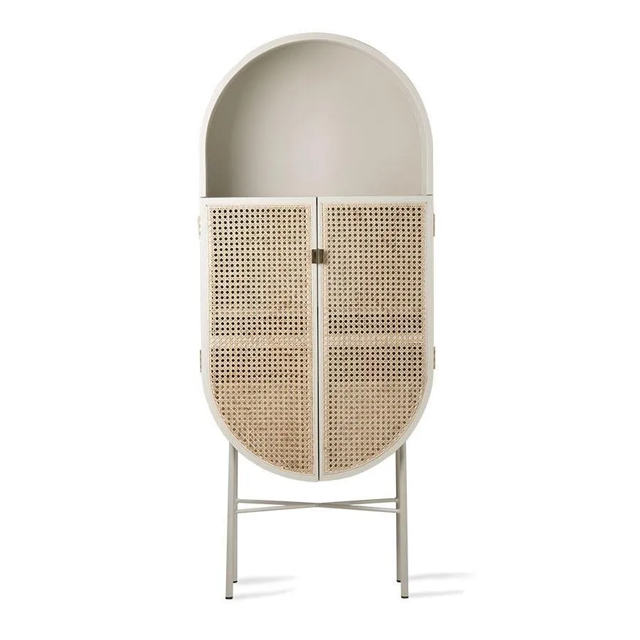 Dulapior gri deschis din lemn de mango Retro HKLiving