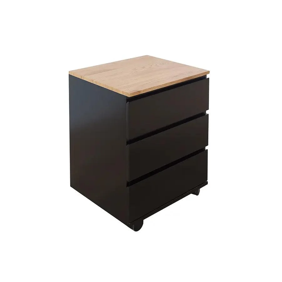 Dulapior negru maro Big Deal Invicta Interior