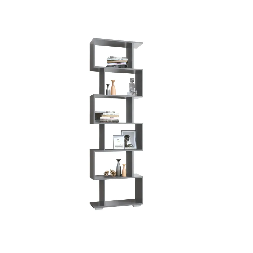 Etajera haaus Tokyo, 6 Casete, Antracit, 60 x 24 x 196 cm