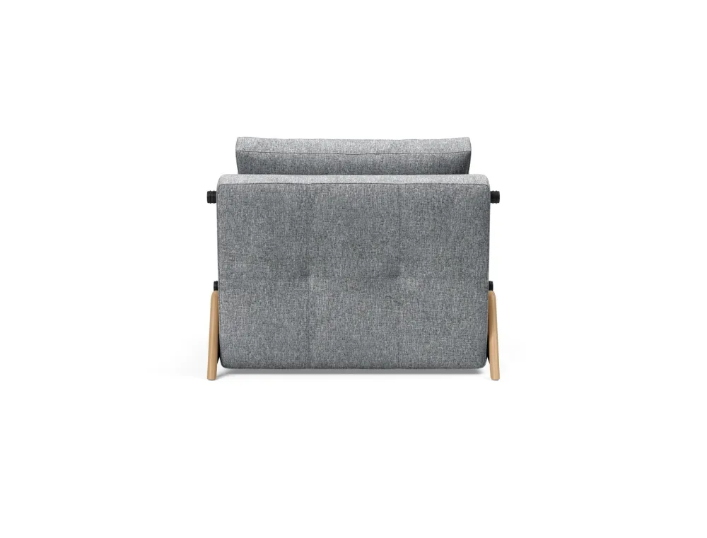 Fotoliu pat Cubed Wood Twist Granite 90x200cm