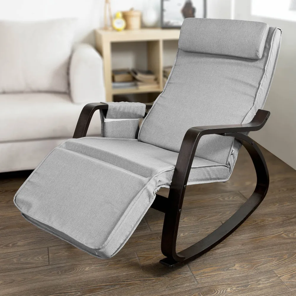 SoBuy Scaun balansoar reglabil 66x155x92cm FST20-HG