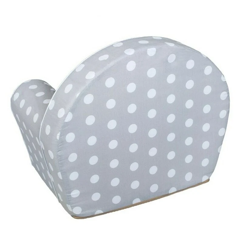Fotoliu din burete, New Baby, Pentru copii, 42x53, Din spuma, Cu husa din bumbac, 9 luni - 5 ani, Zebra Grey