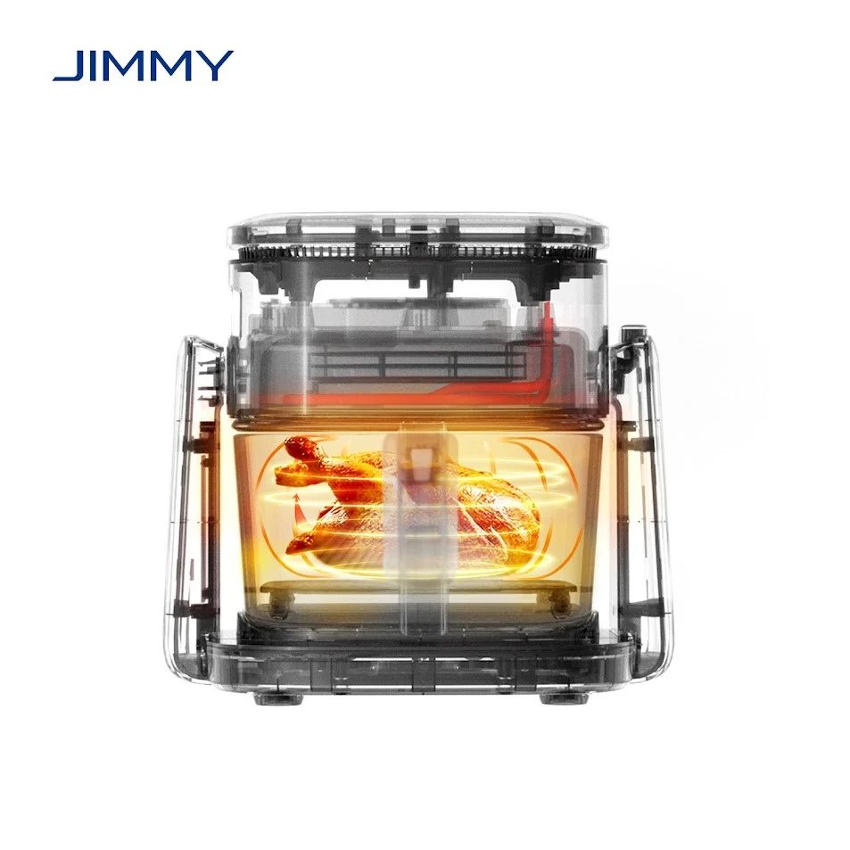 Friteuza cu aer cald JIMMY Air Fryer, Pan Fryer 2--1 4L, 1100W, 8 programe, Display HD Touch Screen