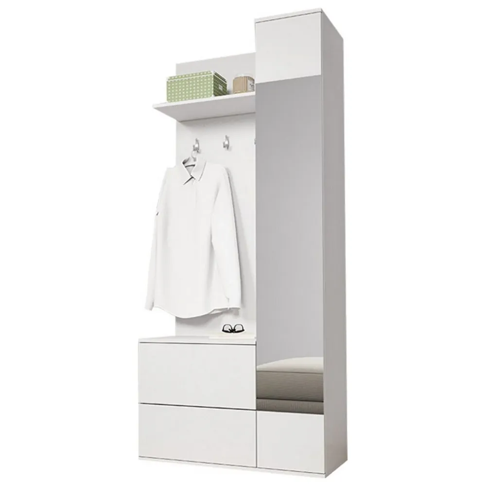 Mobilier hol GADIS, alb, 90x195x34 cm