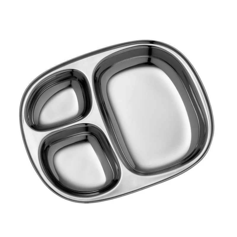 Pulito Tavă de prânz din metalic cu compartimente - Oțel inoxidabil - Mică
