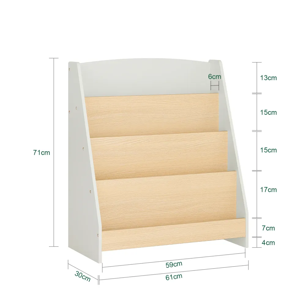 SoBuy Bibliotecă 61x30x71cm KMB106-HG