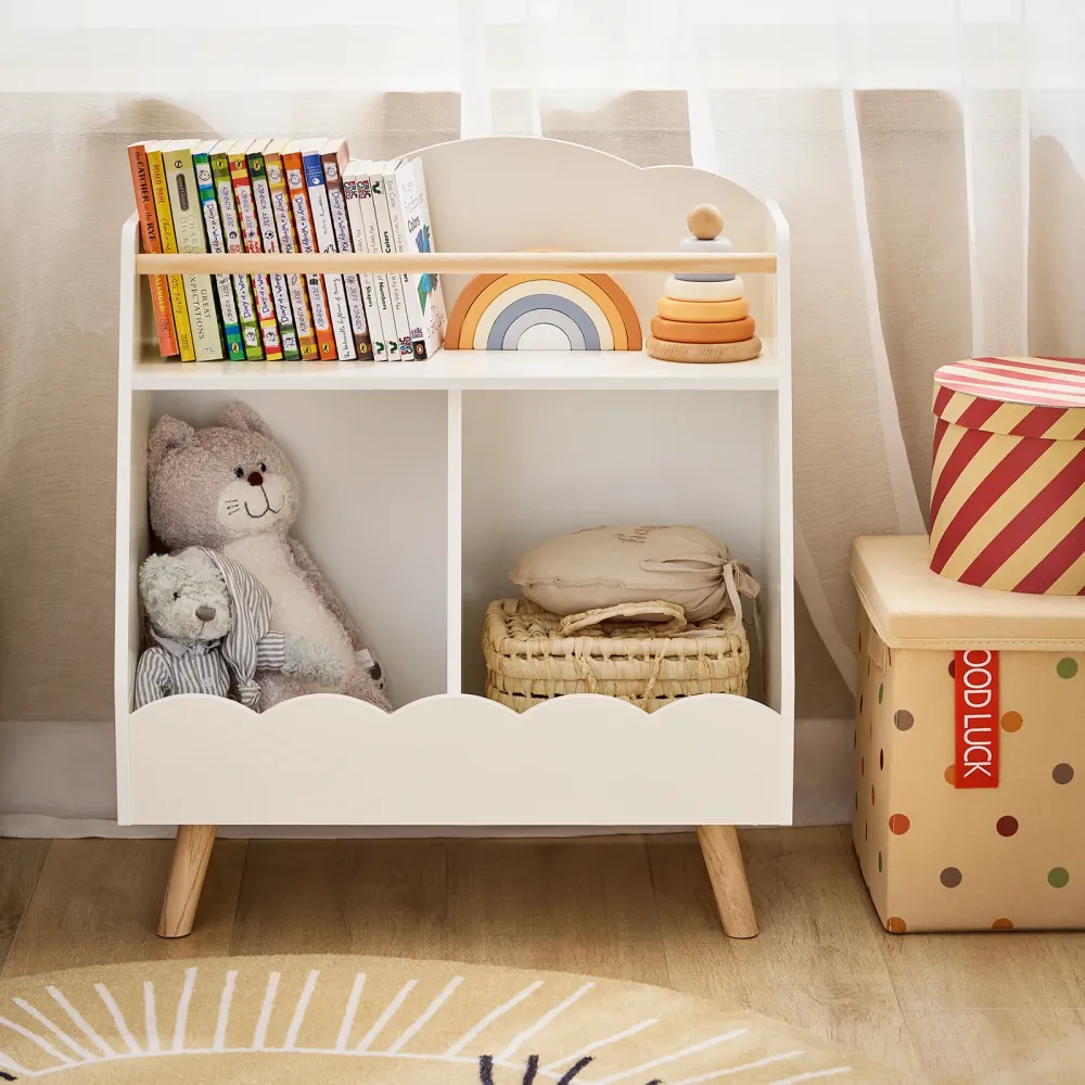 SoBuy Bibliotecă copii 61x35x71cm KMB100-K-W