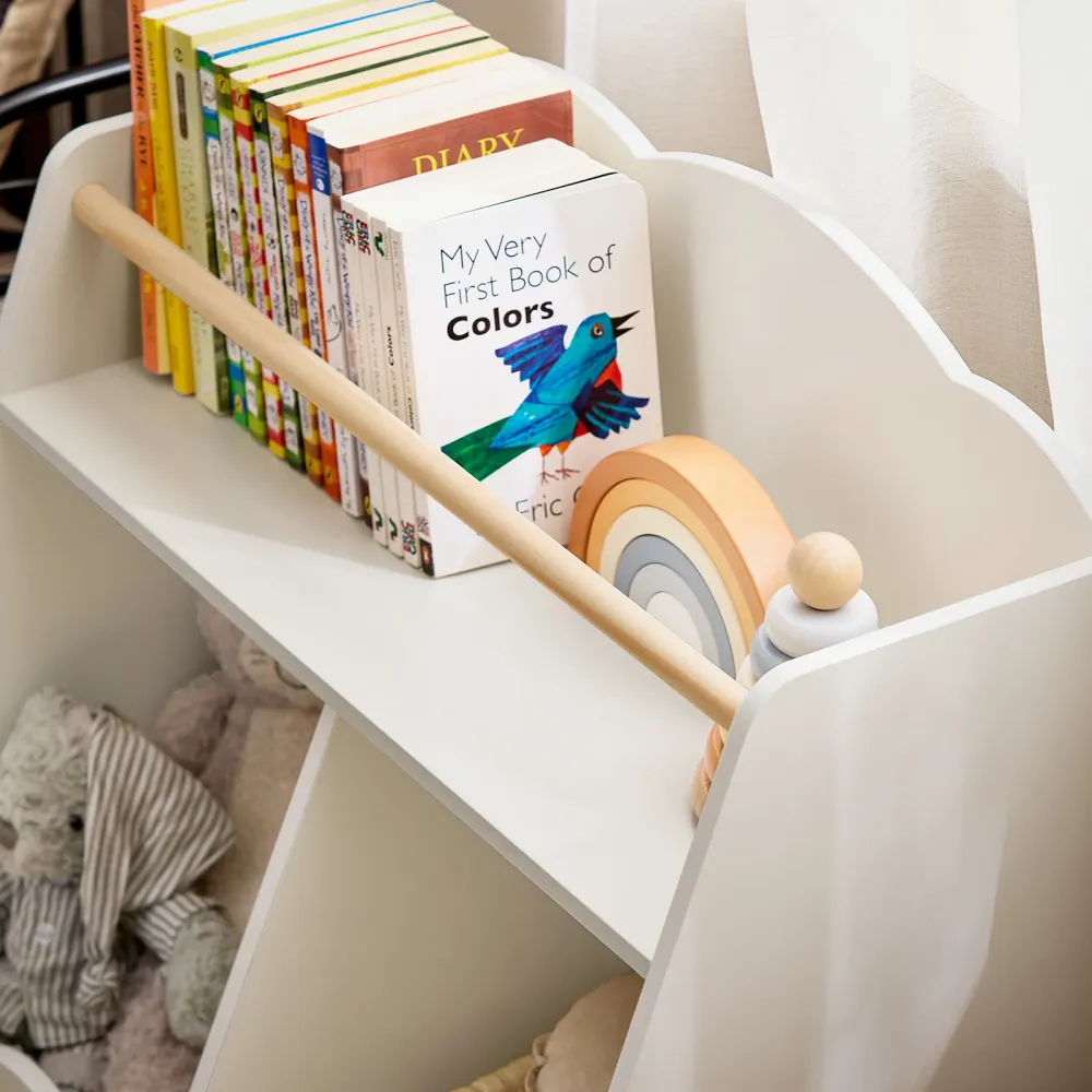SoBuy Bibliotecă copii 61x35x71cm KMB100-K-W