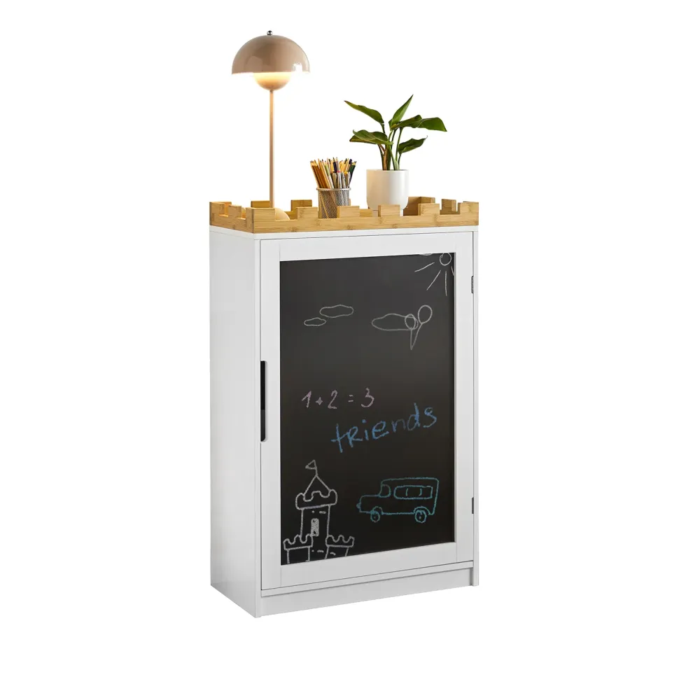 SoBuy Comodă rafturi copii 63x30x100cm KMB43-W