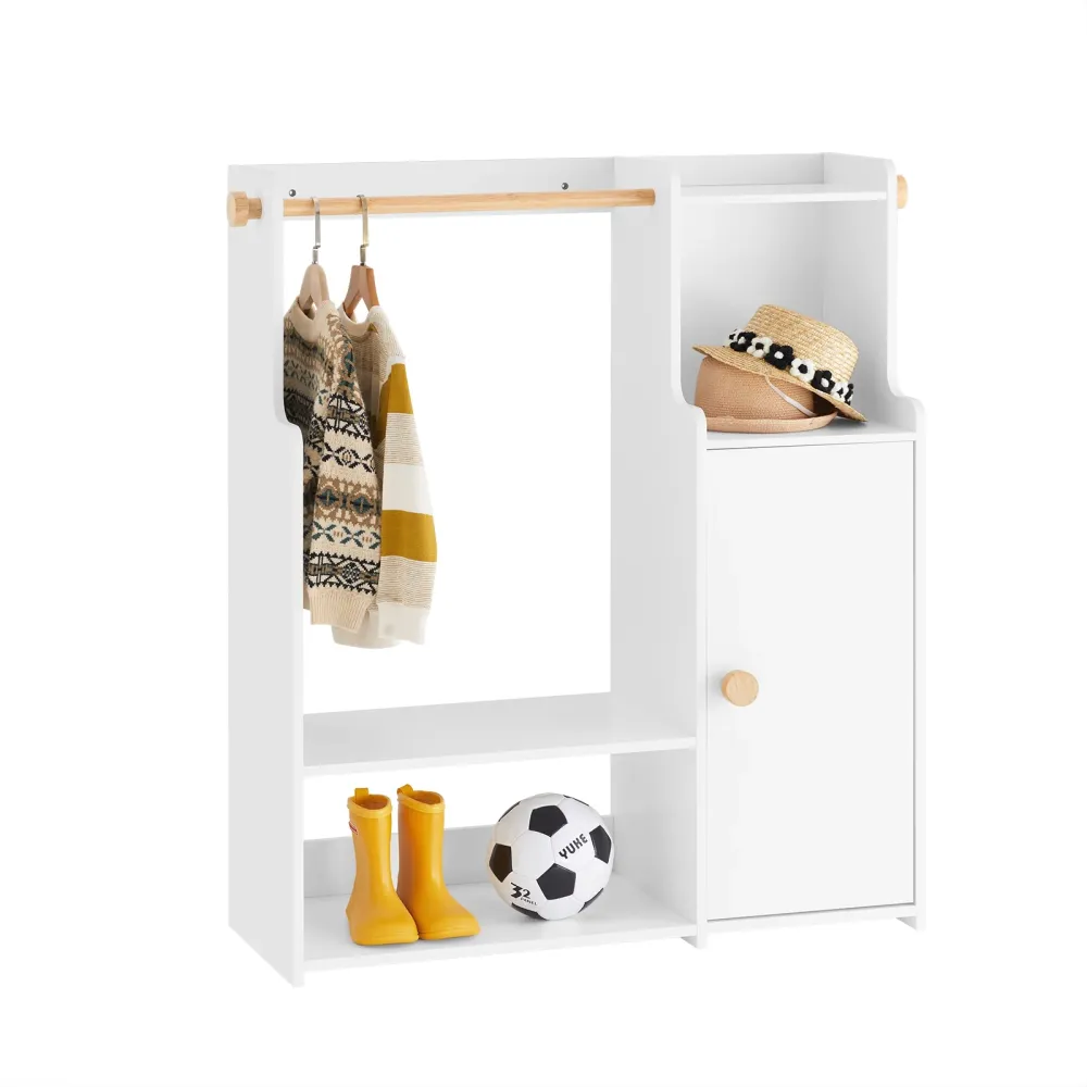 SoBuy Dulap de grădină pentru copii cu cuier 94x35x110cm KMB110-W