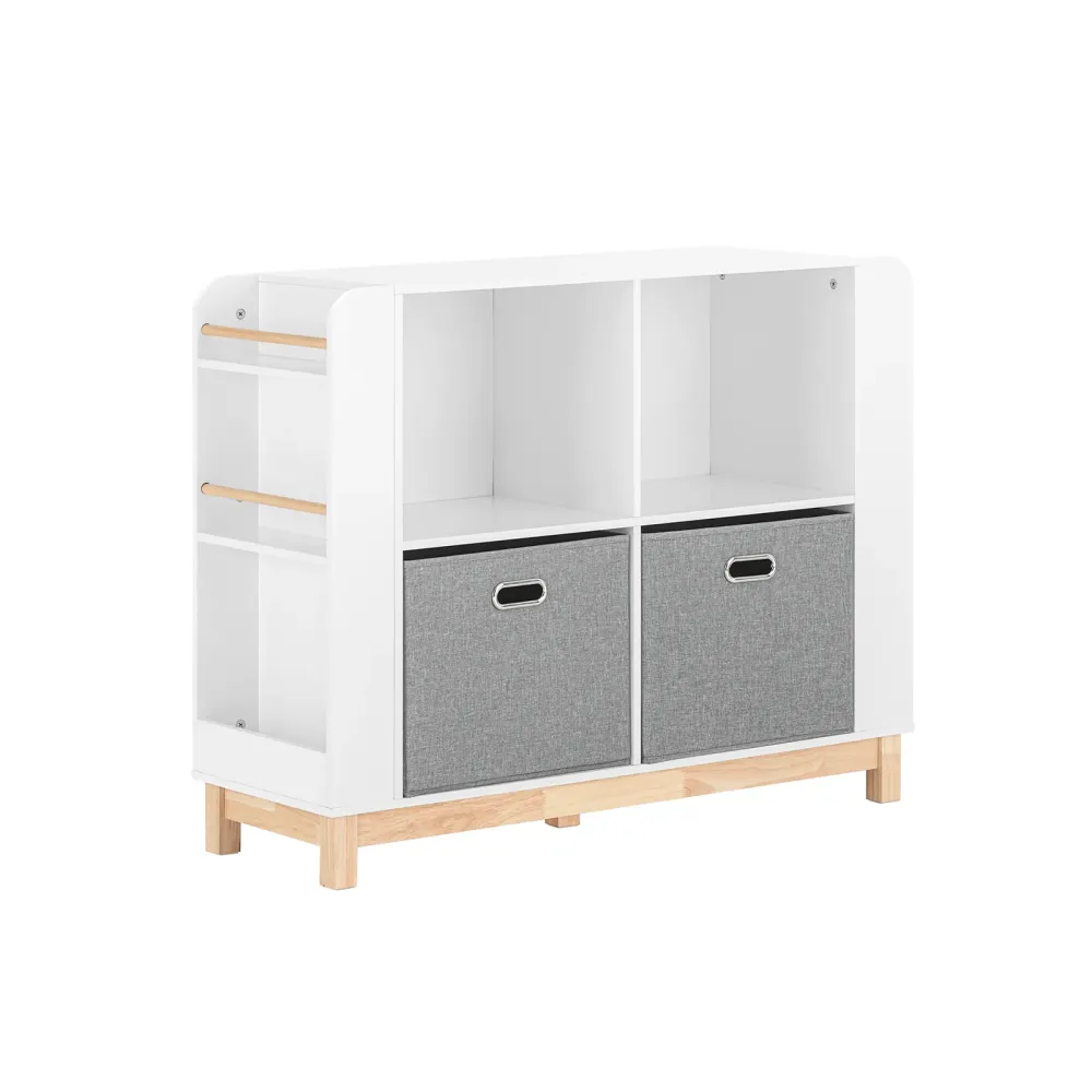 SoBuy Raft biblioteca pentru copii 100x35x80cm KMB85-W