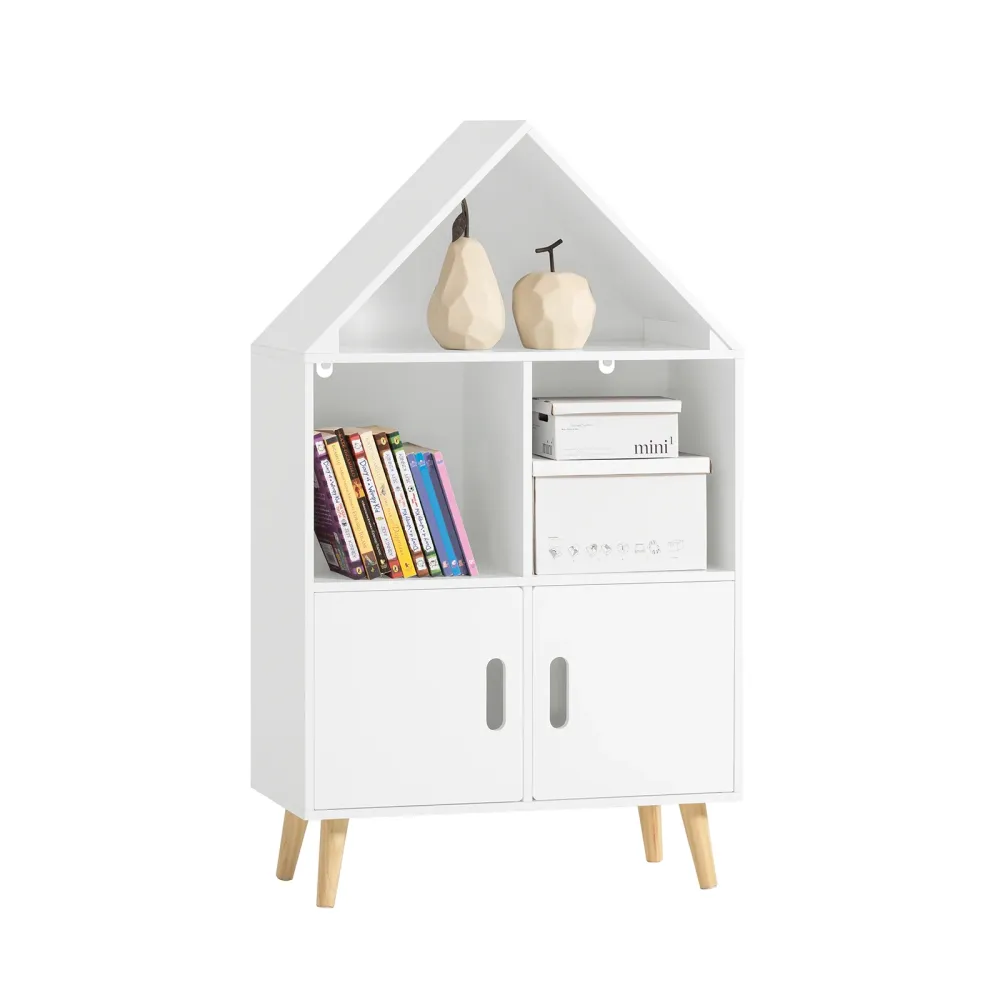 SoBuy Raft biblioteca pentru copii 60x30x103cm KMB58-W