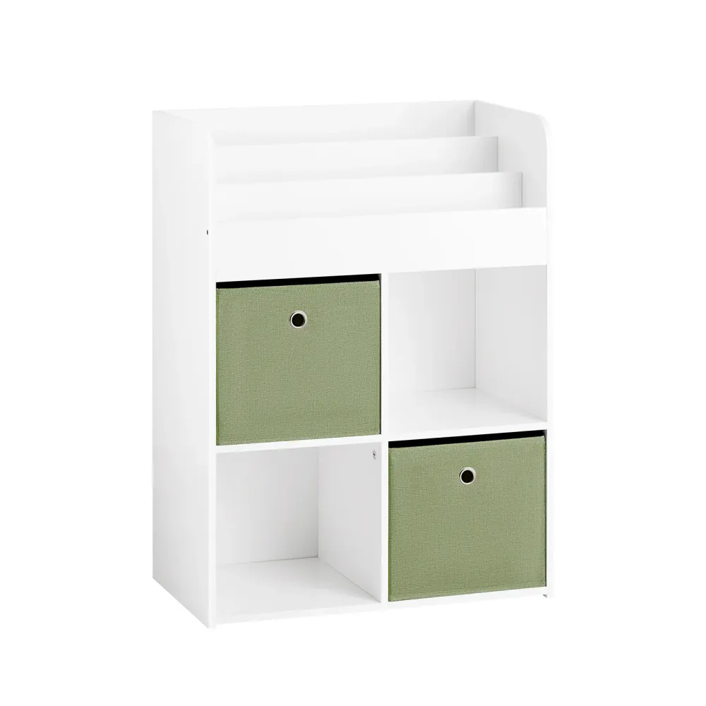 SoBuy Raft biblioteca pentru copii 60x34x80cm KMB79-W