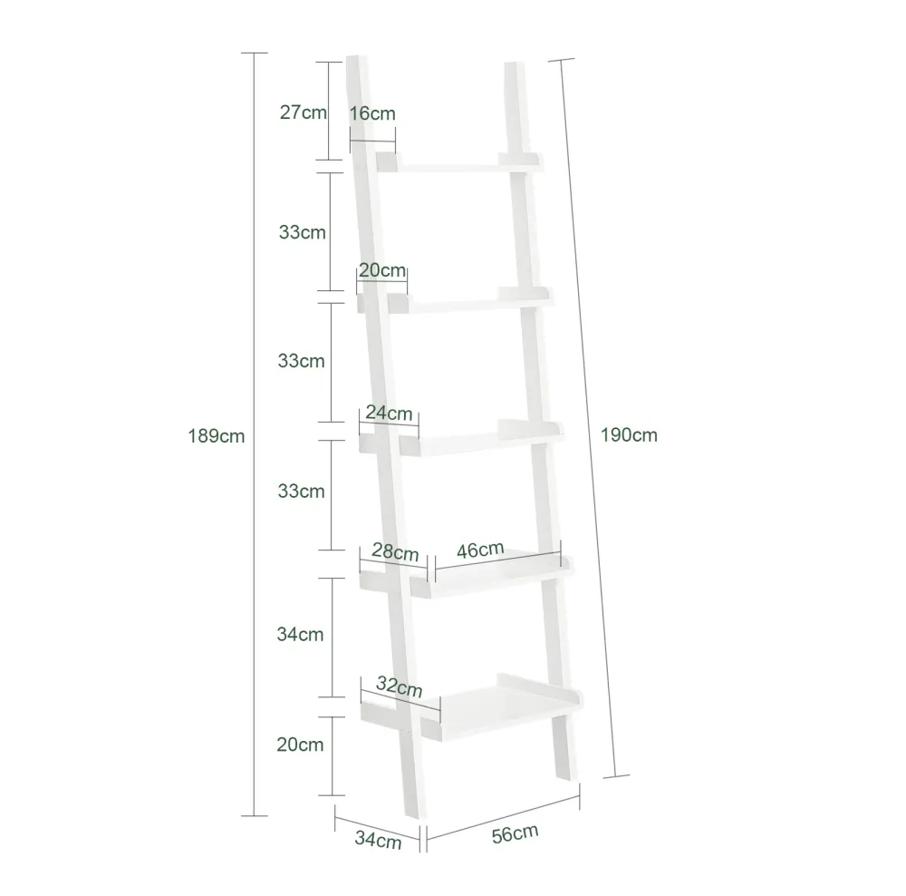 SoBuy Raft scara 56x34x189cm FRG17-W
