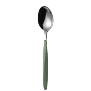 Lingura din otel inoxidabil si acril, 20.5 cm, verde, colectia My Fusion - GUZZINI