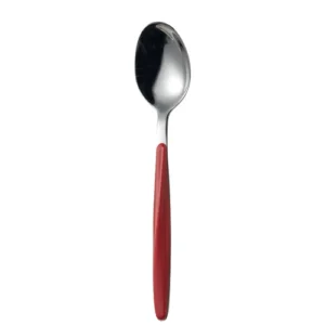 Lingura din otel inoxidabil si acril, 20.5 cm, rosu, colectia My Fusion - GUZZINI
