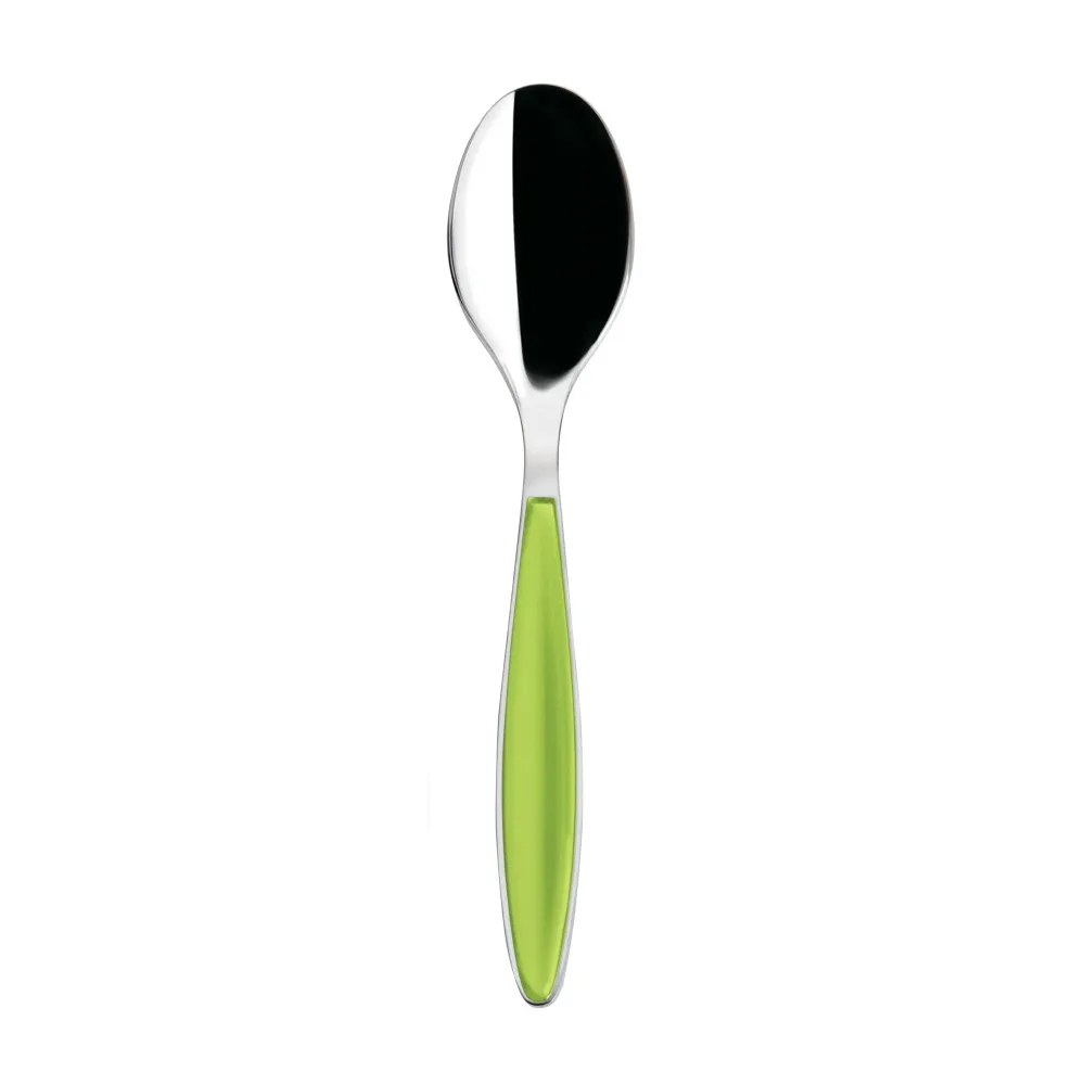 Lingura din otel inoxidabil si acril, verde deschis, Feeling - GUZZINI